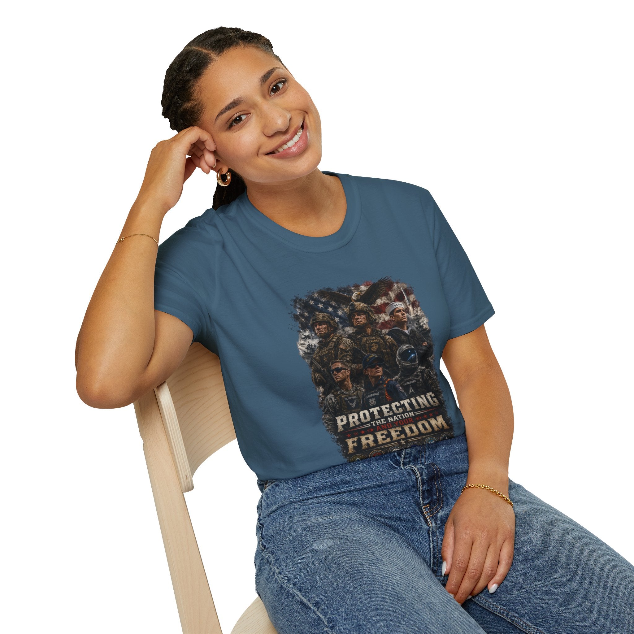 Protecting the Nation Unisex Softstyle T-Shirt