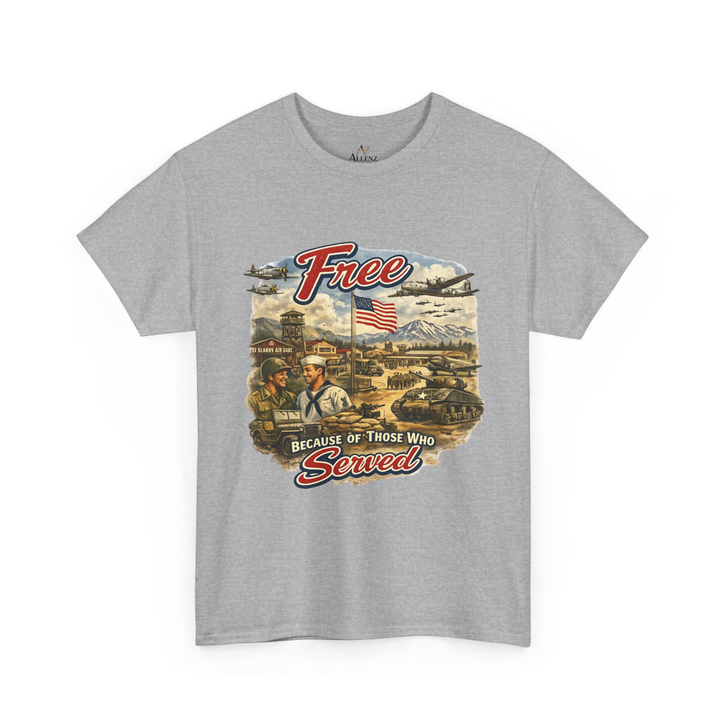 Unisex Heavy Cotton Tee - free because of who served