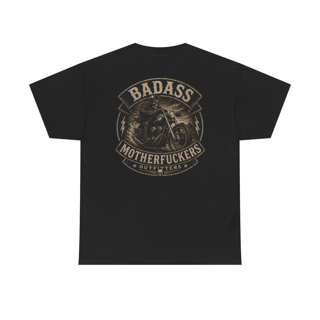 Badass Motherfu.... Bike Unisex Heavy Cotton Tee