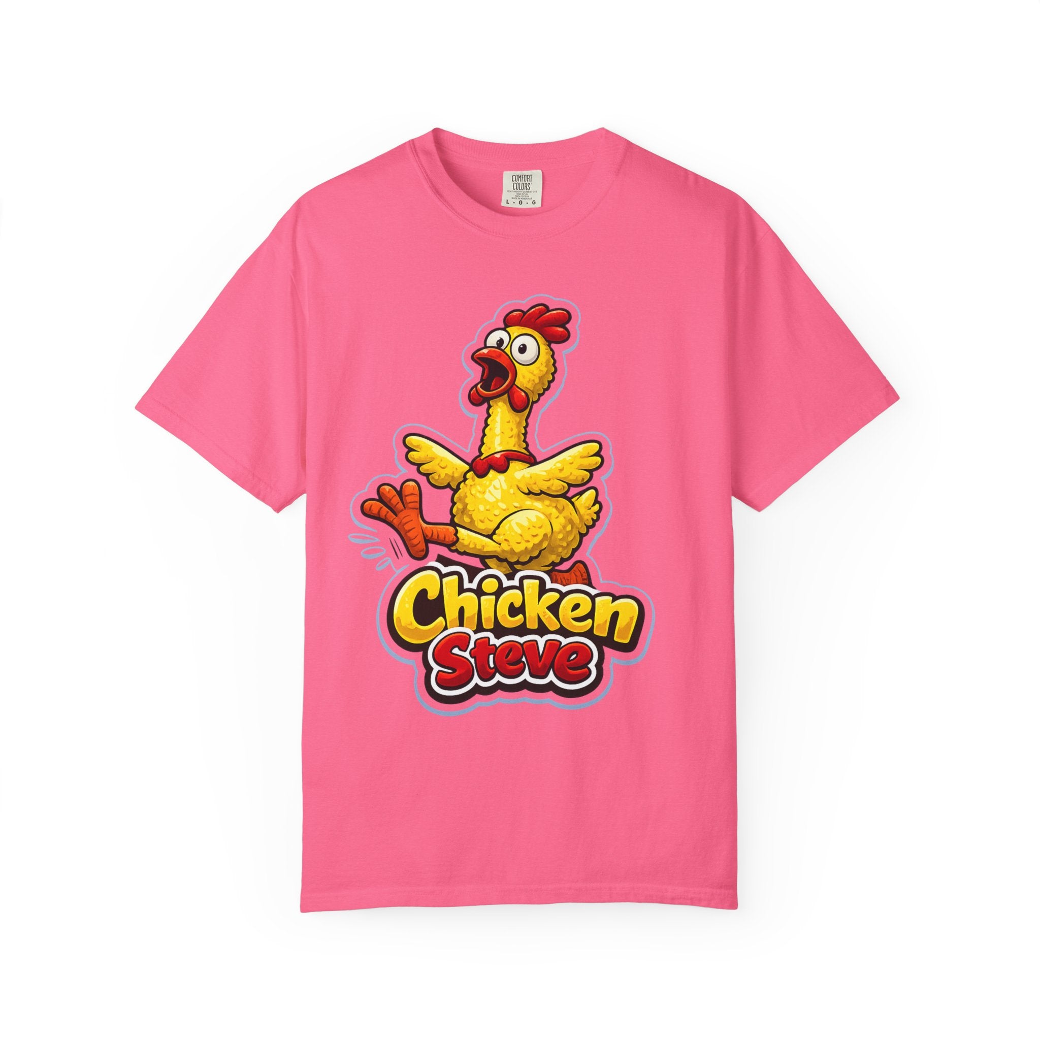 Chicken Steve T-Shirt — Funny Cartoon Chicken Graphic Tee
