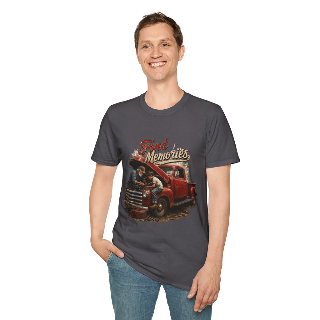Grandpa and Grandson Memories Unisex Softstyle T-Shirt