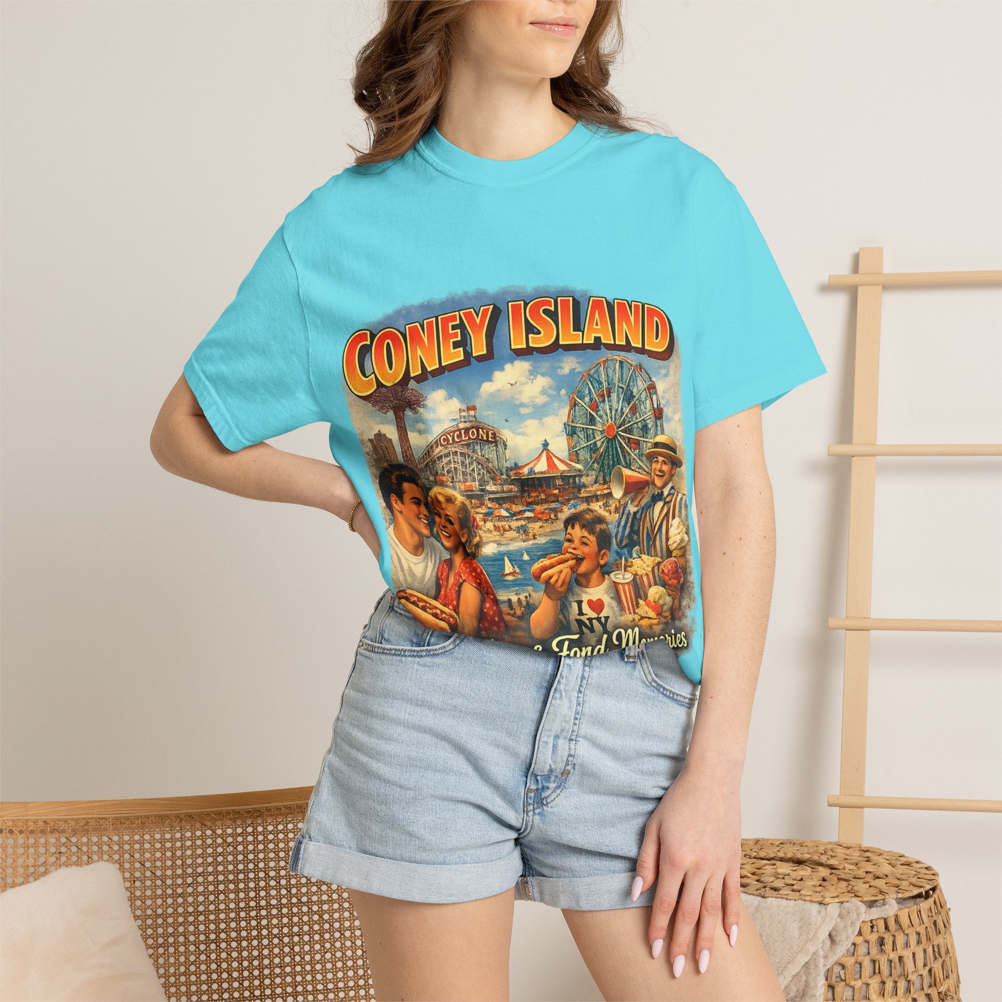Coney Island Retro Graphic T-Shirt — "Good Times & Fond Memories"