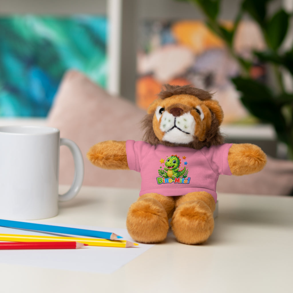 Kids Stuffed Animal with Dino-Mite T-Shirt