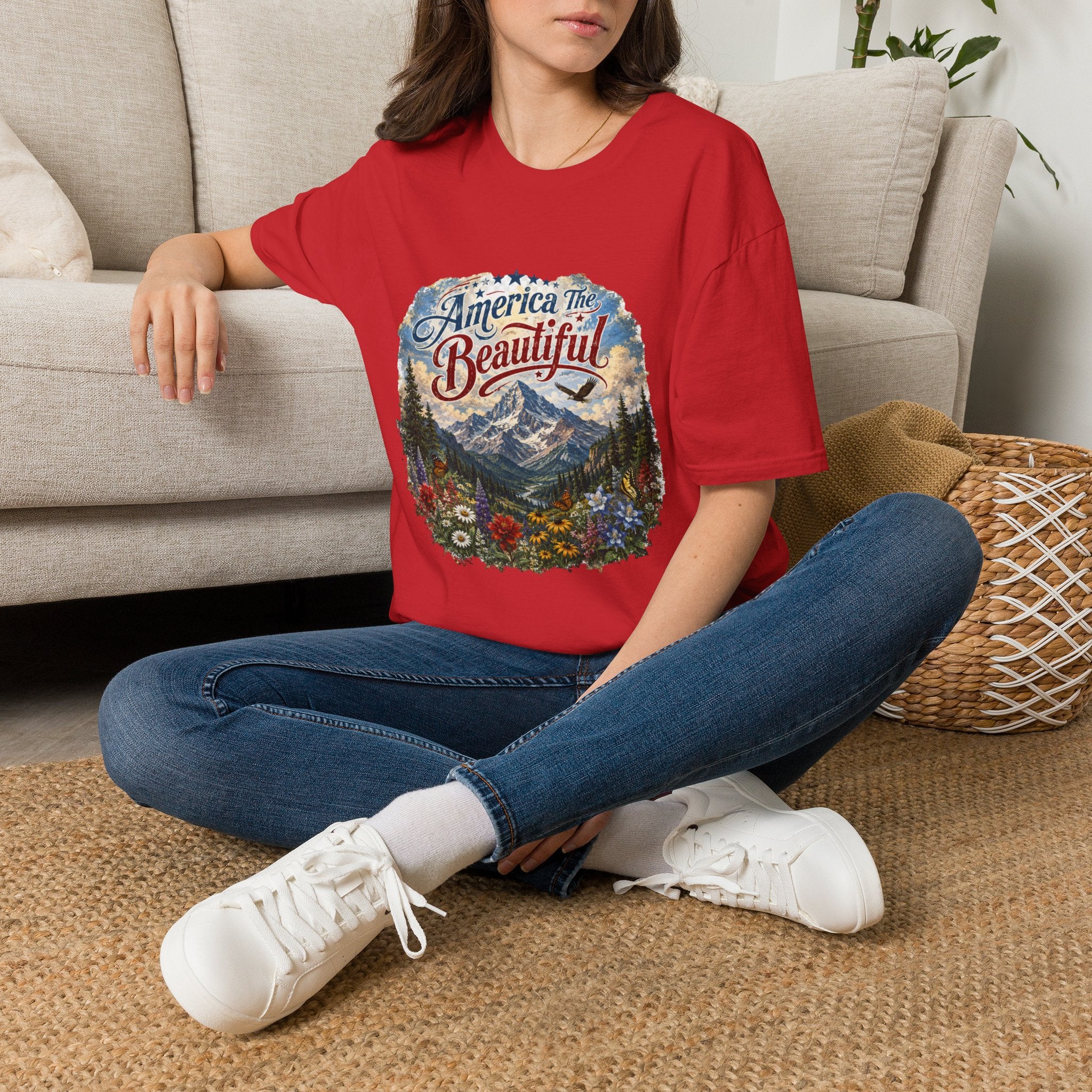 America the Beautiful Unisex Softstyle T-Shirt