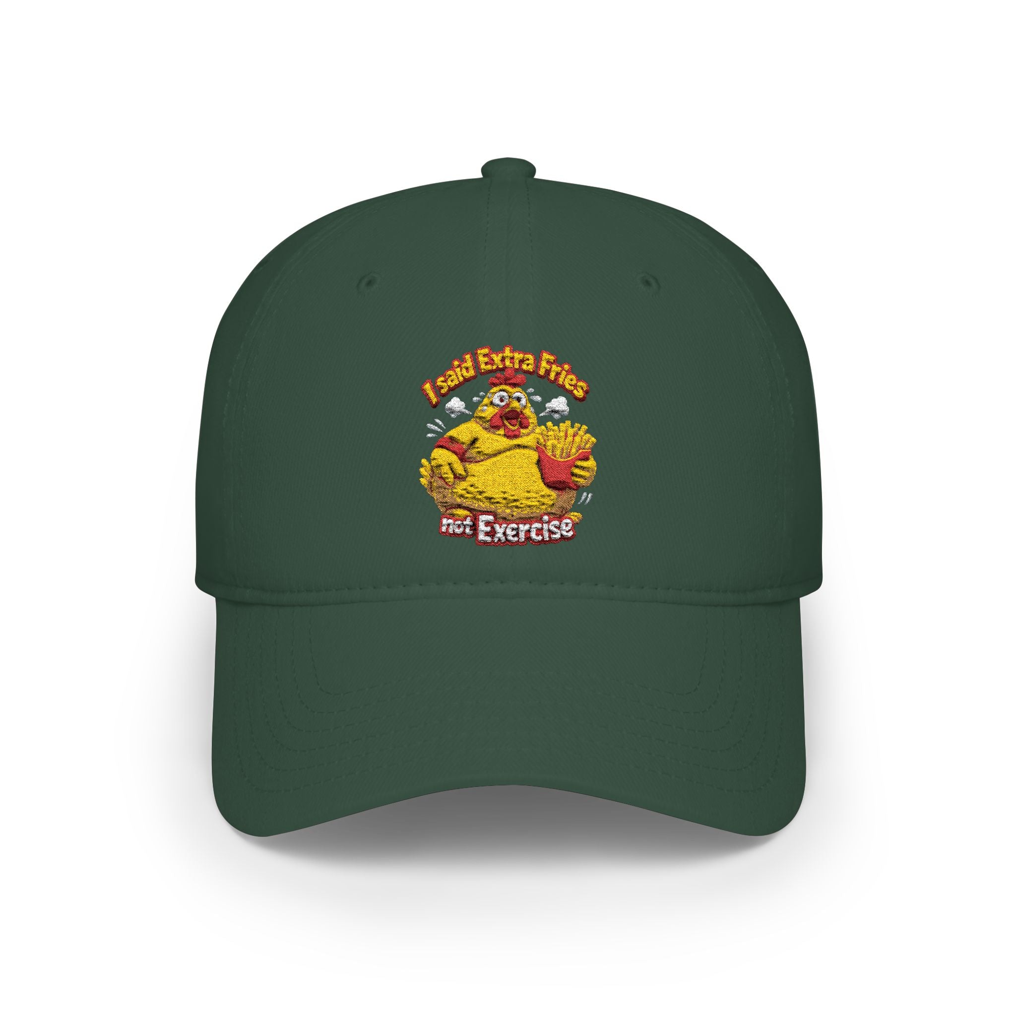 Low Profile Baseball Cap /I said extra fries not exercise