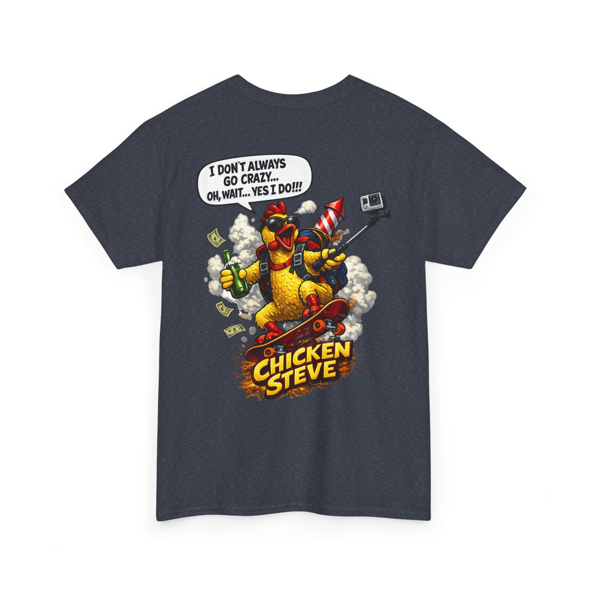 Unisex Heavy Cotton Tee    Chicken Steve's Adventures