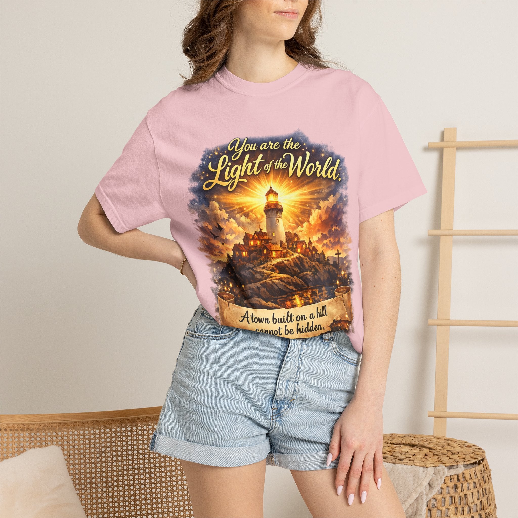 You Are the Light of the World T-Shirt — Lighthouse Faith Graphic Tee