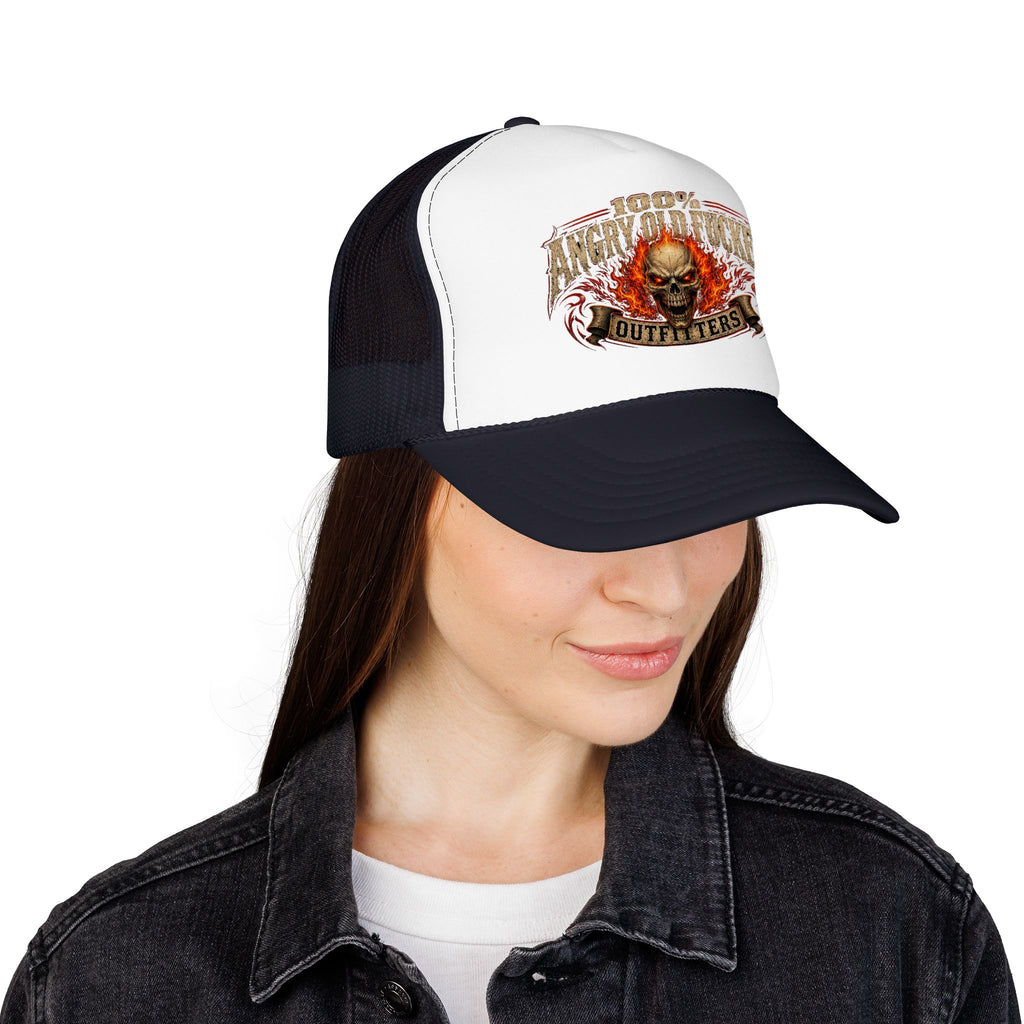 Foam Trucker Hat. 100% angry old man.