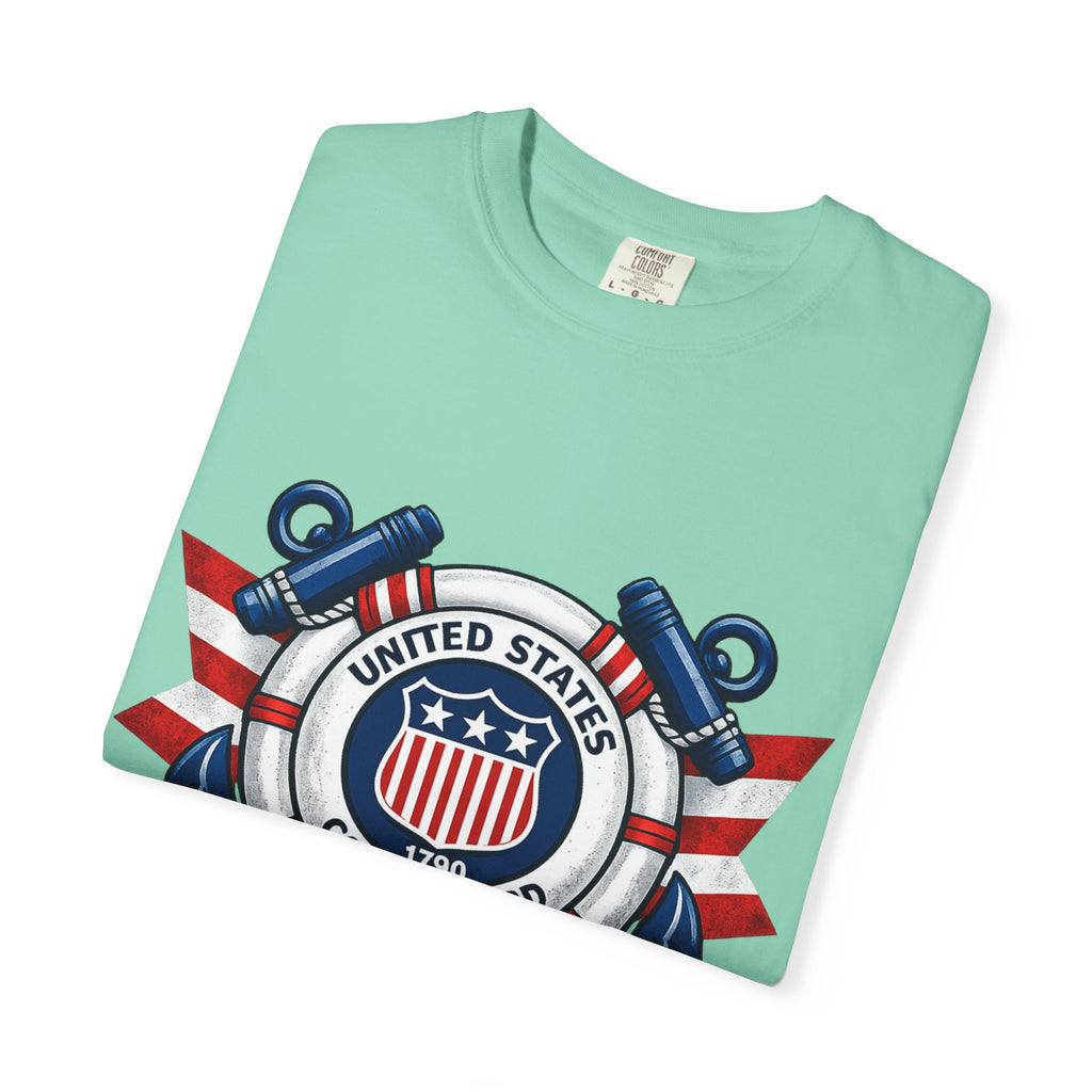 US Coast Guard “Semper Paratus” Emblem T-Shirt — Always Ready Patriotic Tee