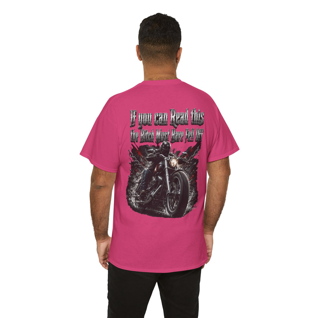 I you can Read This Biker Shirt Unisex Heavy Cotton Tee