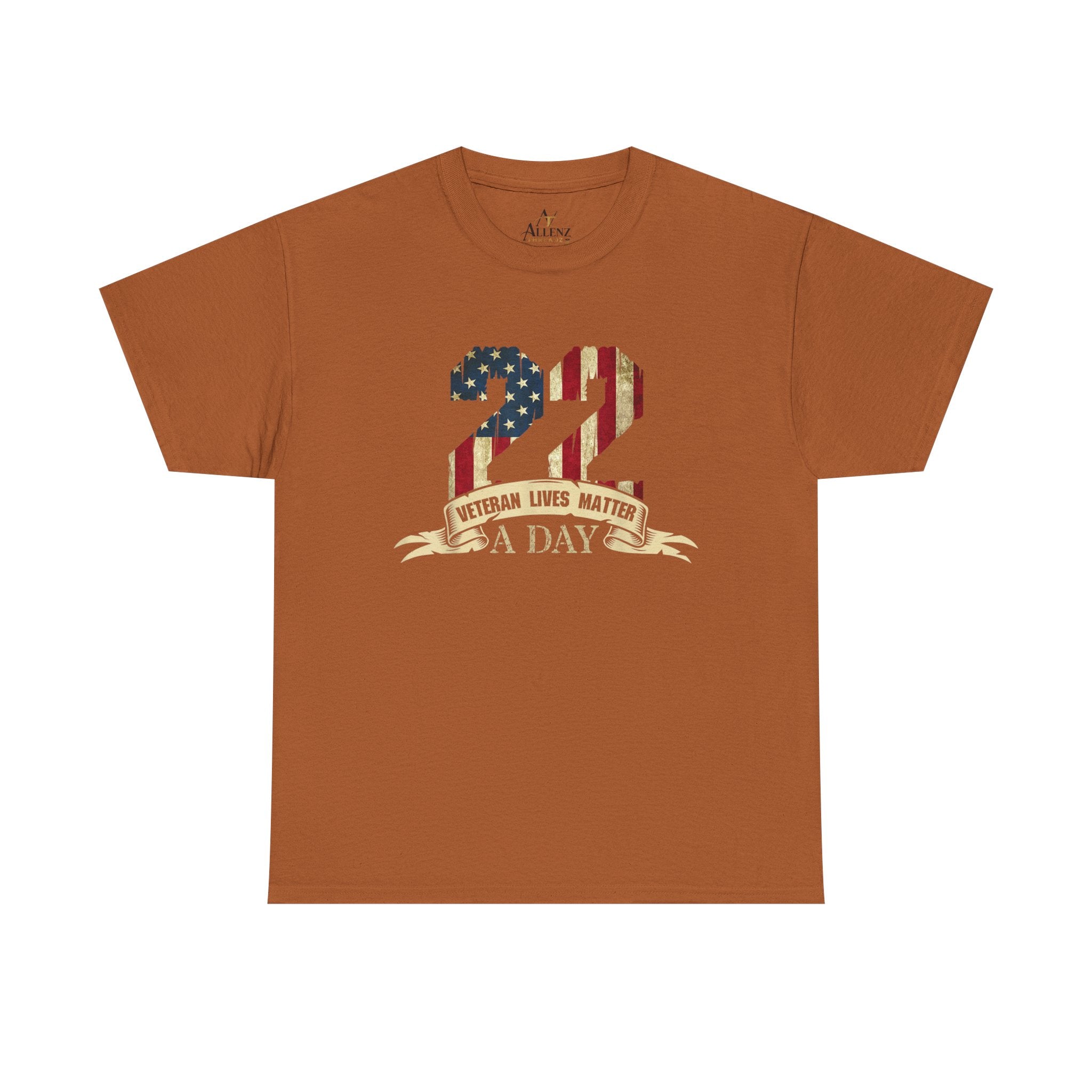 Unisex Heavy Cotton Tee 22 A Day – Veteran Lives Matter