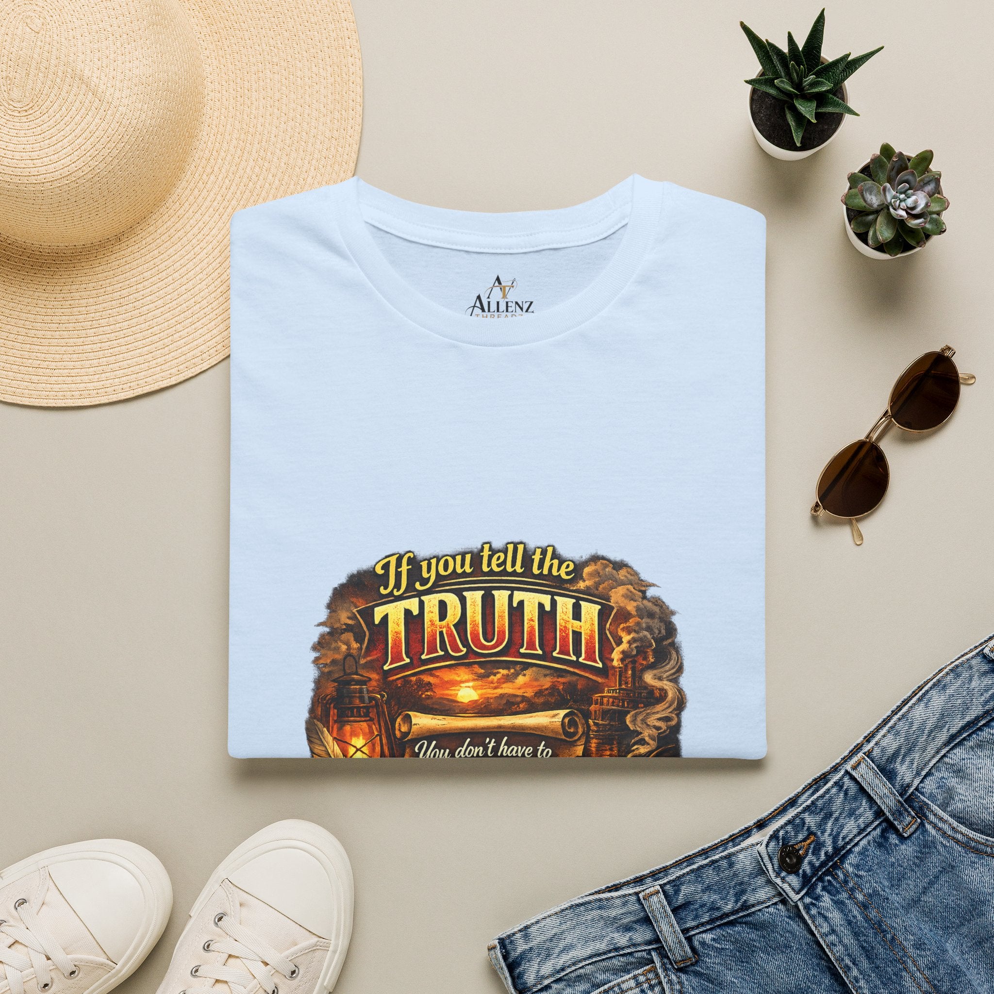 If you tell the truth Unisex Softstyle T-Shirt