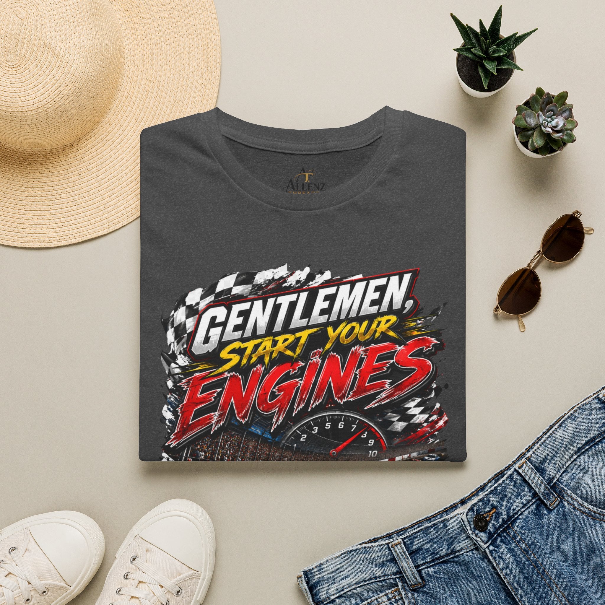 Start Your Engines Racing Unisex Softstyle T-Shirt