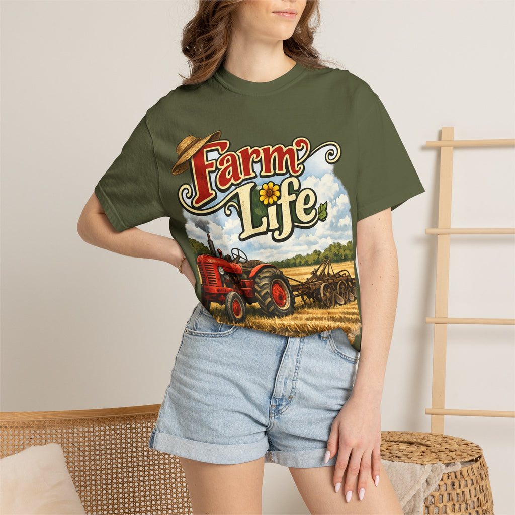 Farm Life T-Shirt — Vintage Tractor Country Graphic Tee