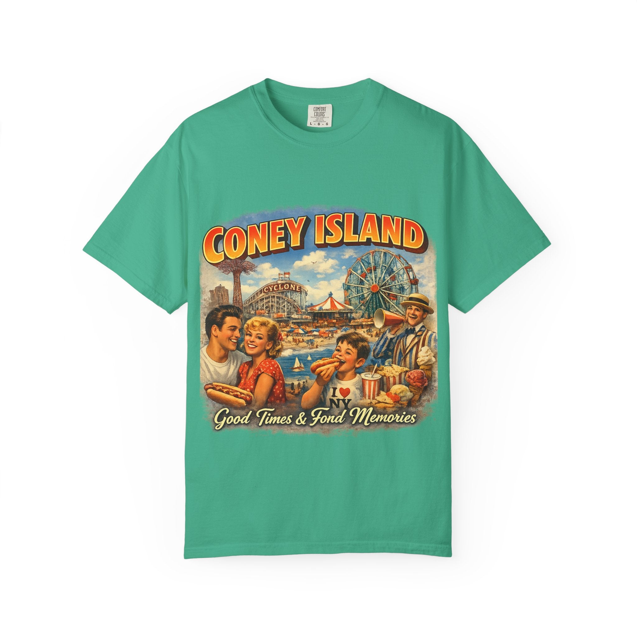Coney Island Retro Graphic T-Shirt — "Good Times & Fond Memories"