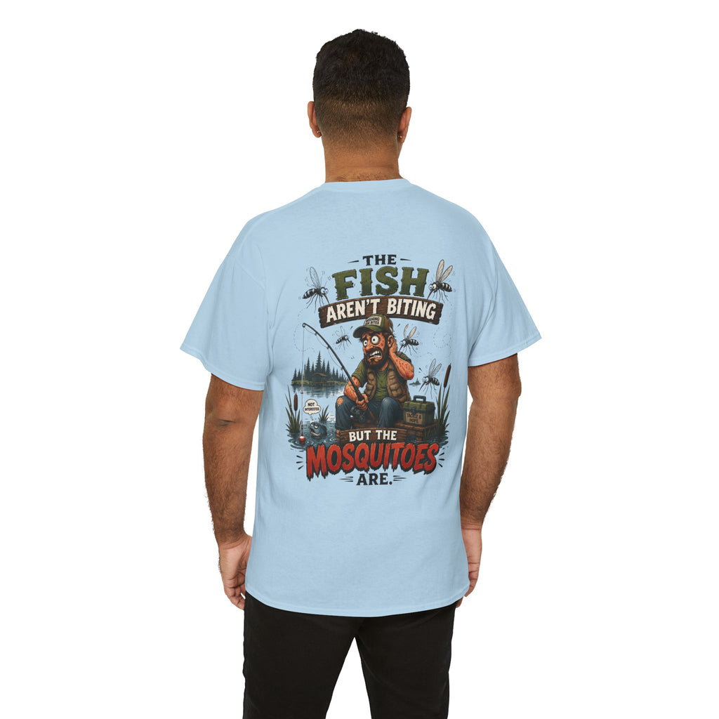 The Fish Ain't Biting Unisex Heavy Cotton Tee