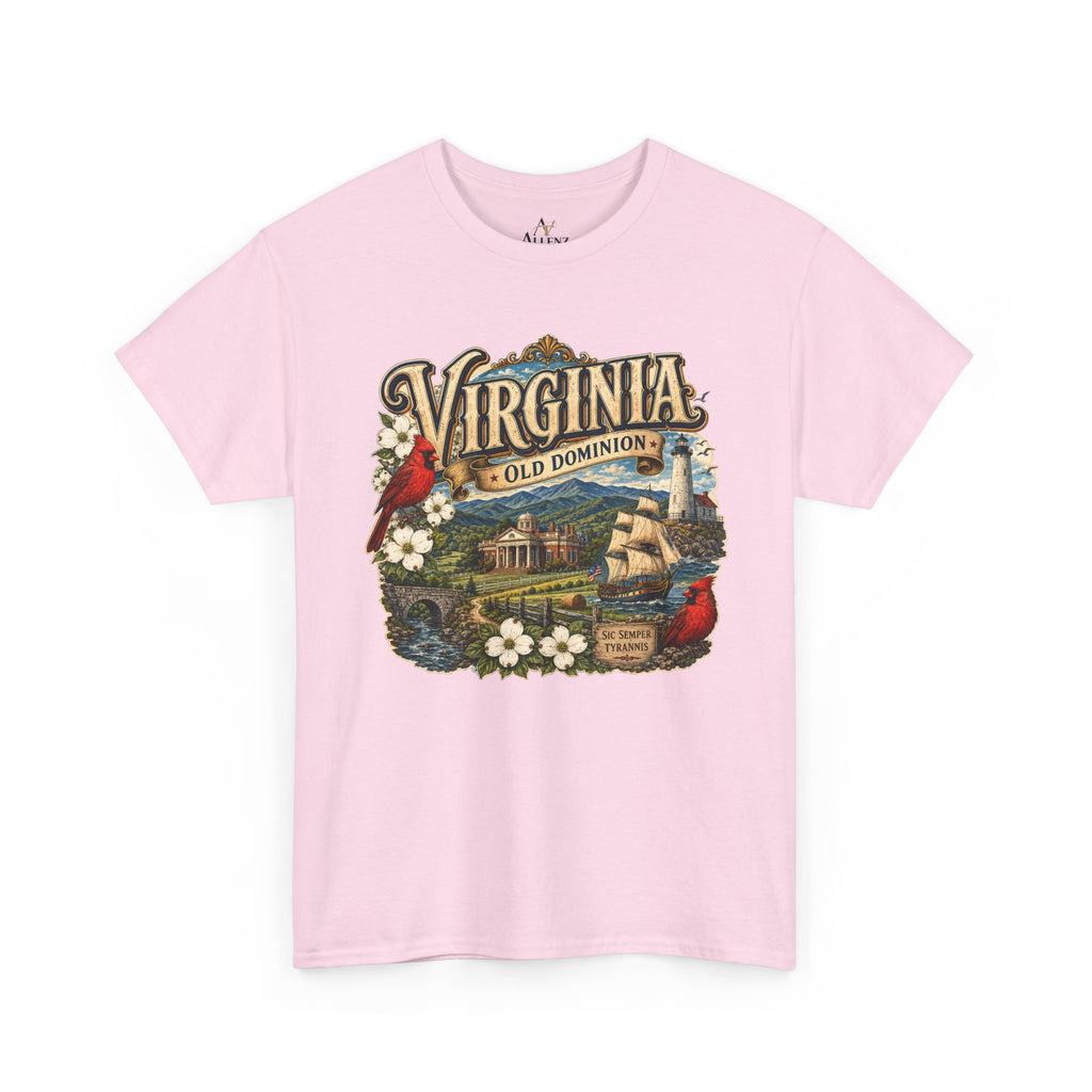 Unisex Heavy Cotton Tee Virginia – Timeless Beauty of the Old Dominion 🚢🕊️