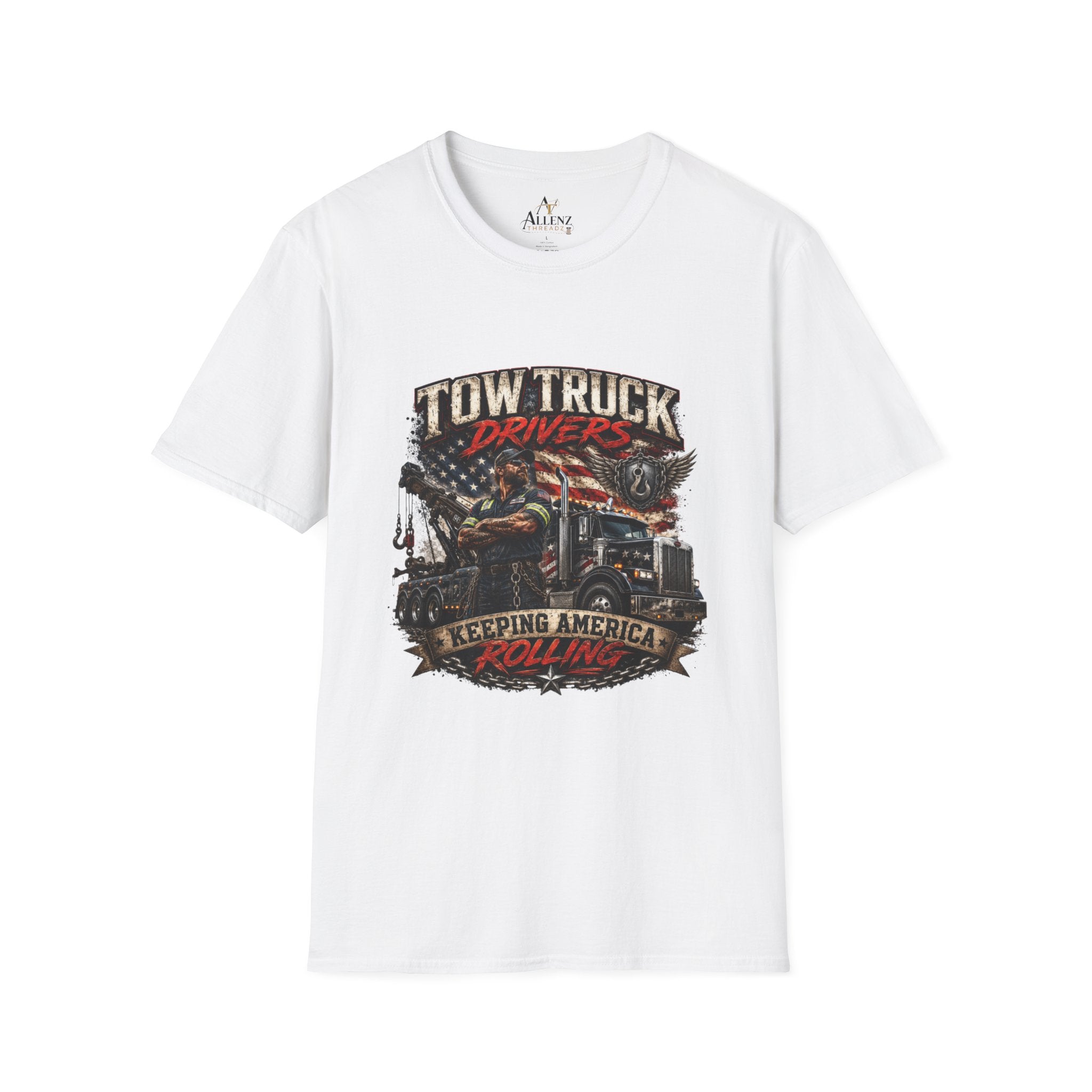 Tow Truck Driver Unisex Softstyle T-Shirt