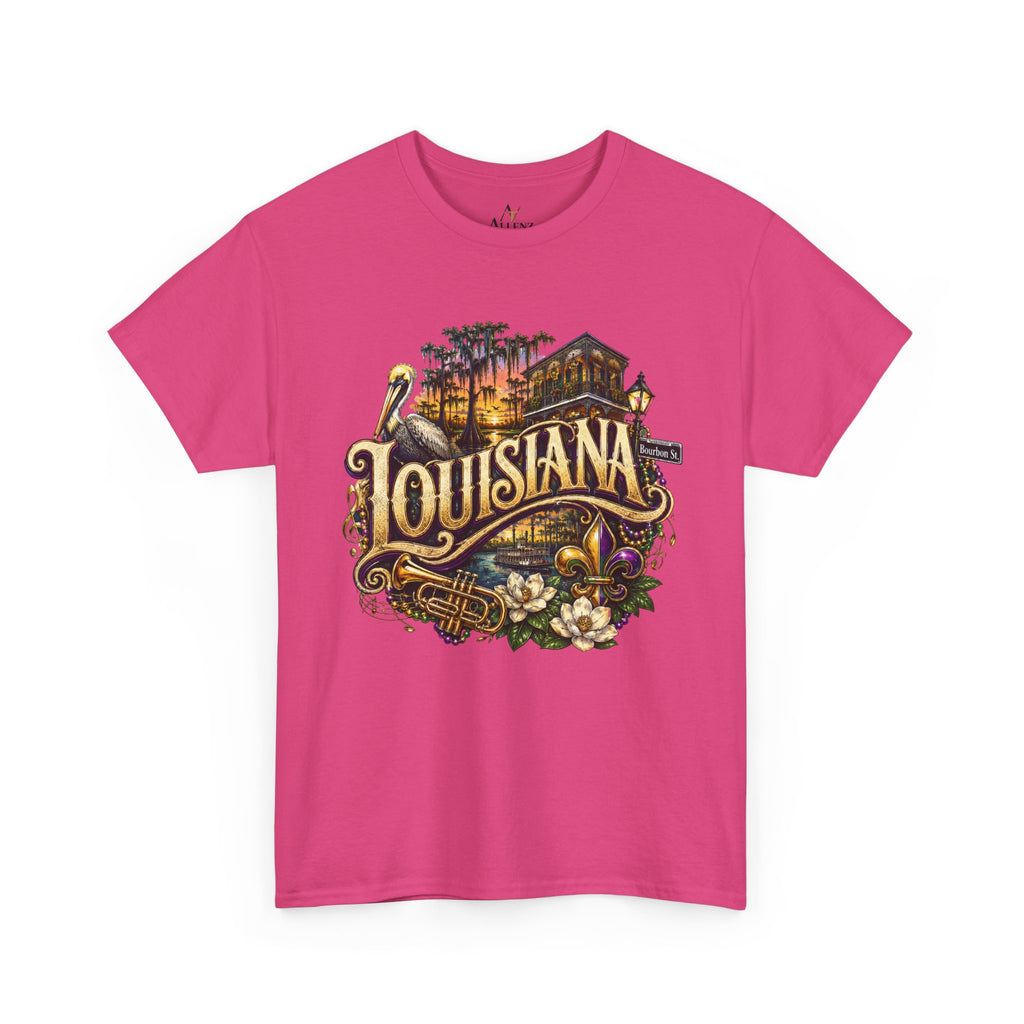 Unisex Heavy Cotton Tee 🎷 Louisiana – Jazz, Culture and Southern Soul 🎷