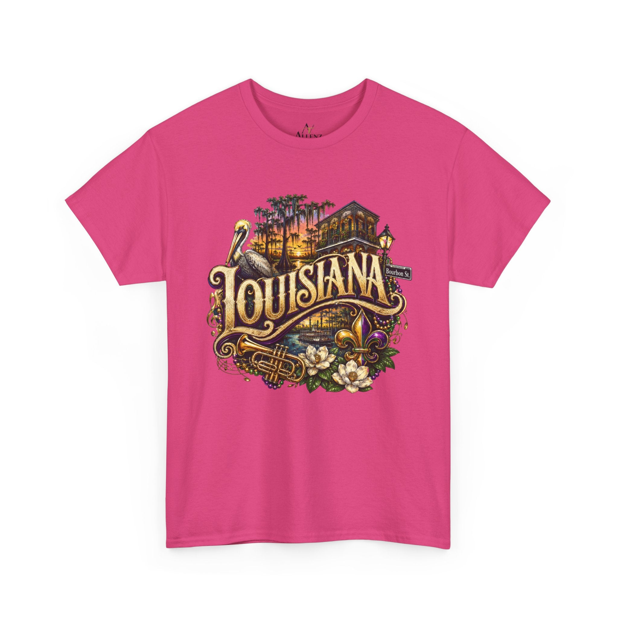Unisex Heavy Cotton Tee 🎷 Louisiana – Jazz, Culture and Southern Soul 🎷