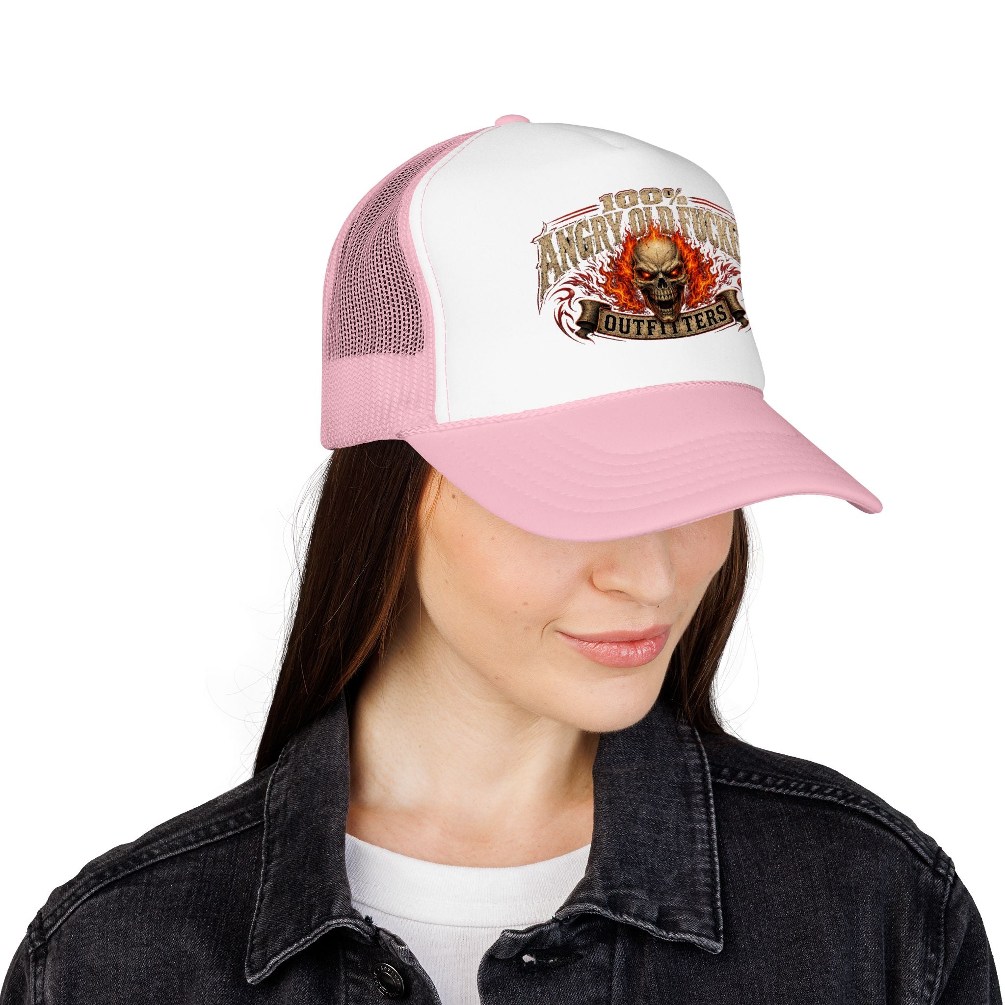 Foam Trucker Hat. 100% angry old man.