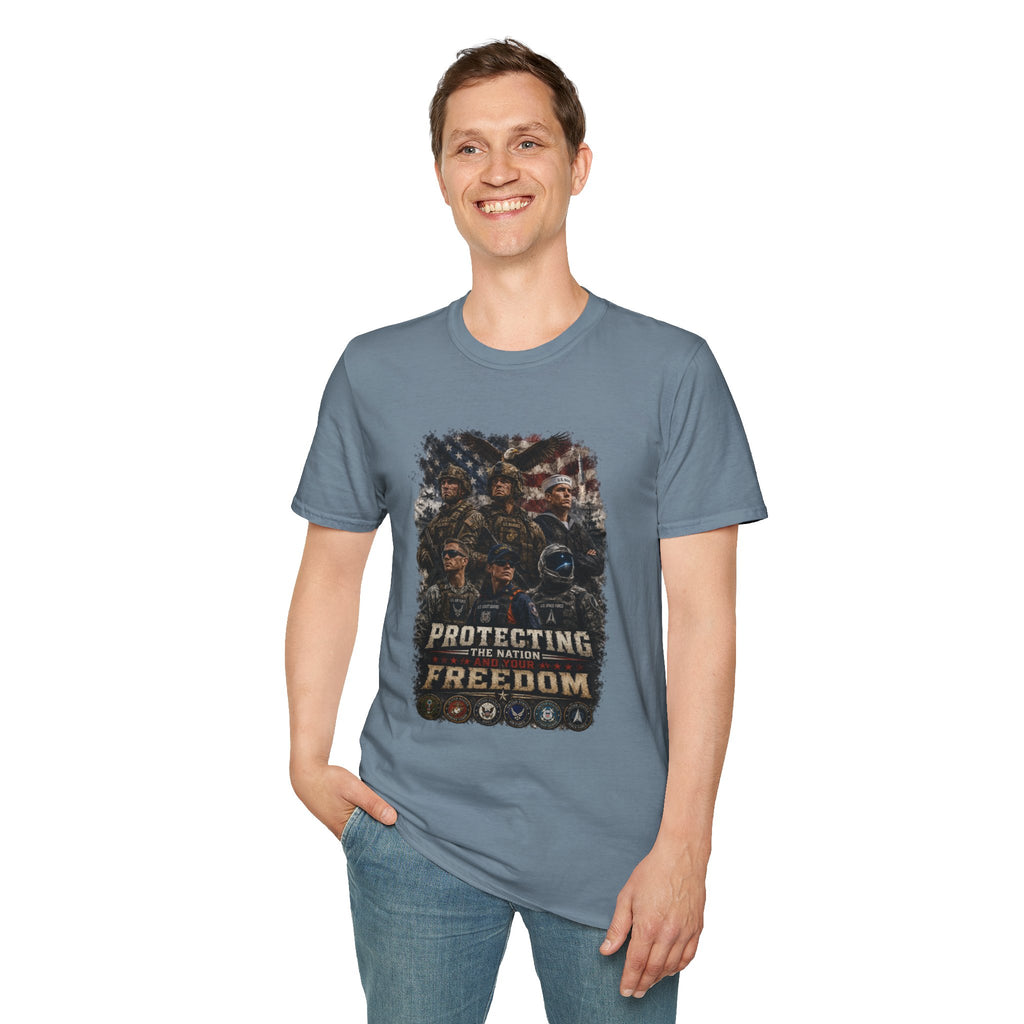 Protecting the Nation Unisex Softstyle T-Shirt