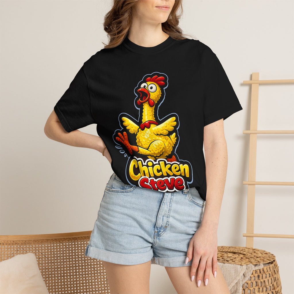 Chicken Steve T-Shirt — Funny Cartoon Chicken Graphic Tee