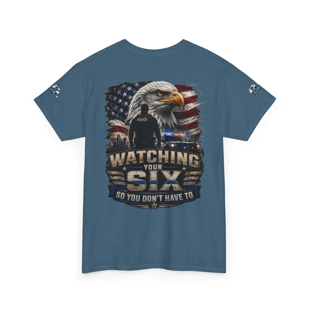 Watching Your Six Unisex Heavy Cotton Tee