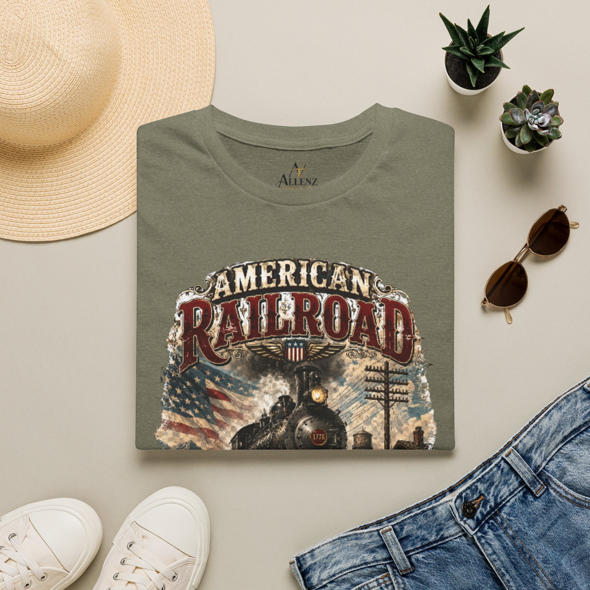 American Railroad Unisex Softstyle T-Shirt