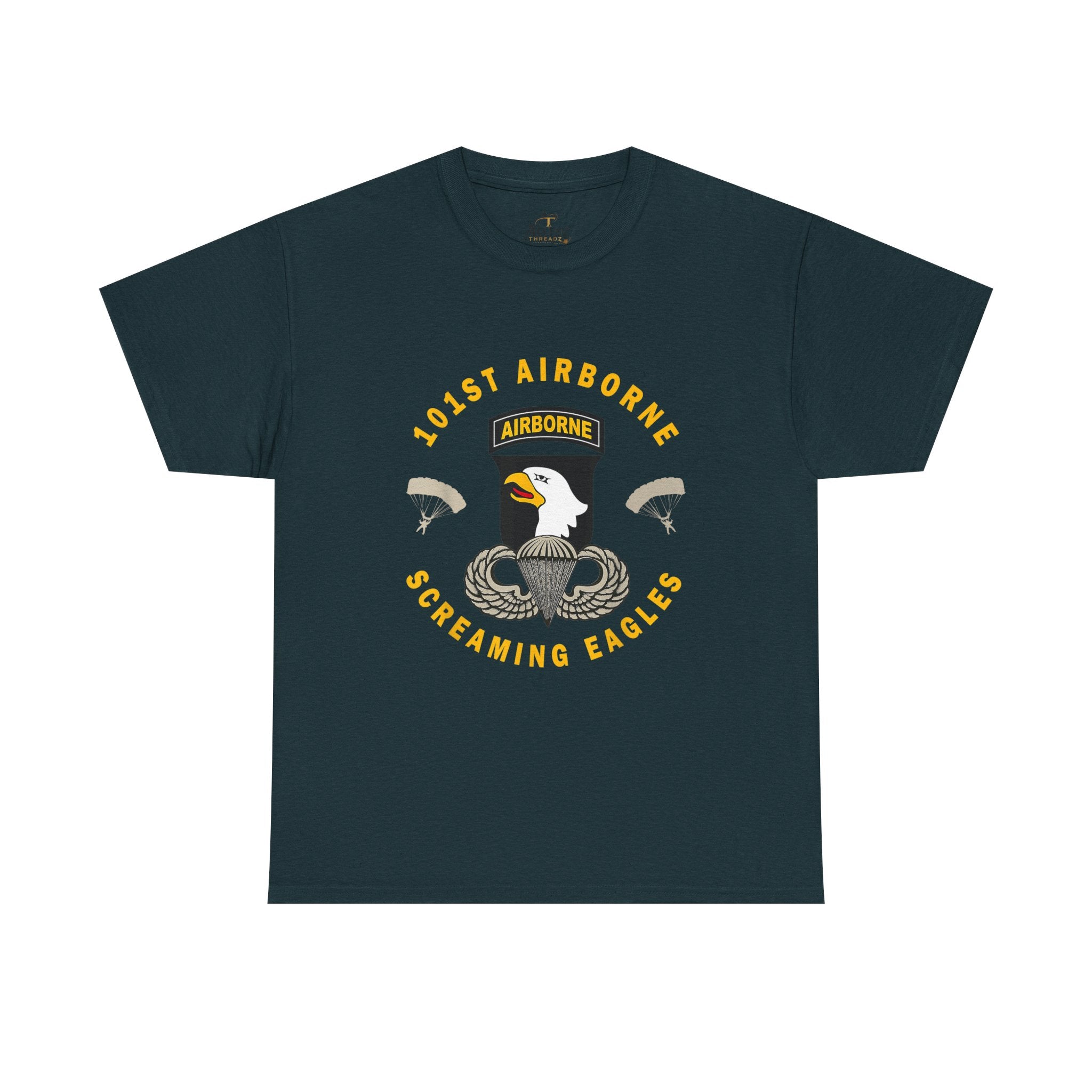 Unisex Heavy Cotton Tee 🦅 101st Airborne “Screaming Eagles” Veteran