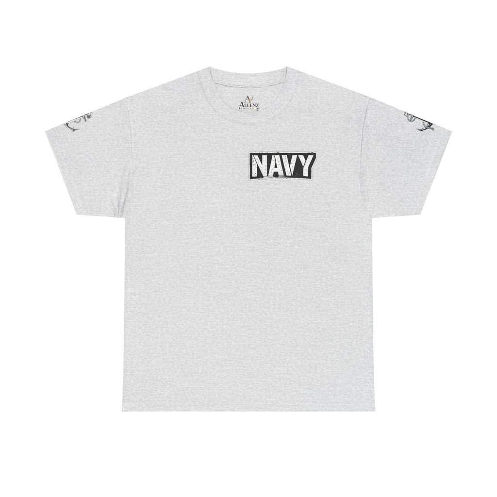Unisex Heavy Cotton Tee⚓ “I’m A Grumpy Old Navy Veteran” Funny Veteran Shirt ⚓