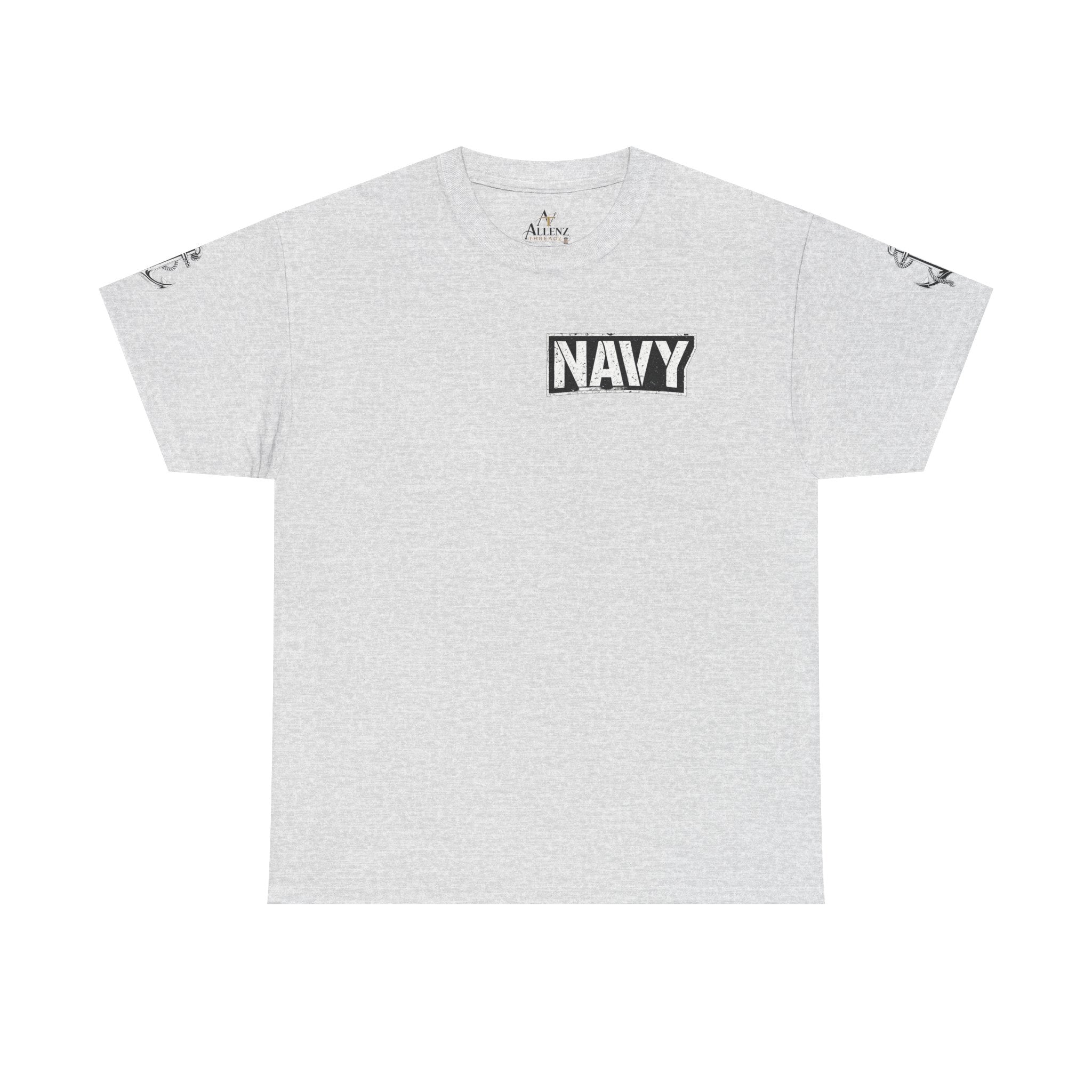Unisex Heavy Cotton Tee⚓ “I’m A Grumpy Old Navy Veteran” Funny Veteran Shirt ⚓