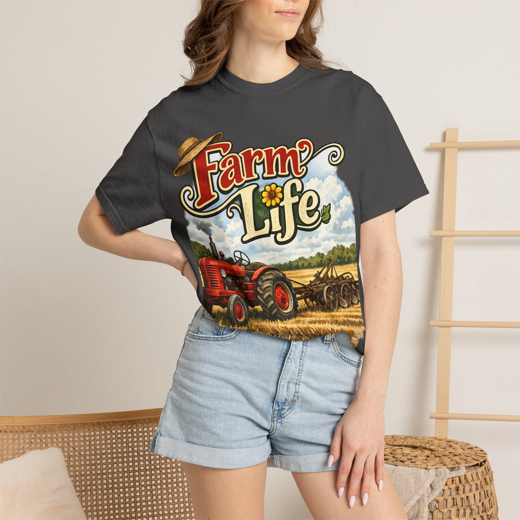 Farm Life T-Shirt — Vintage Tractor Country Graphic Tee