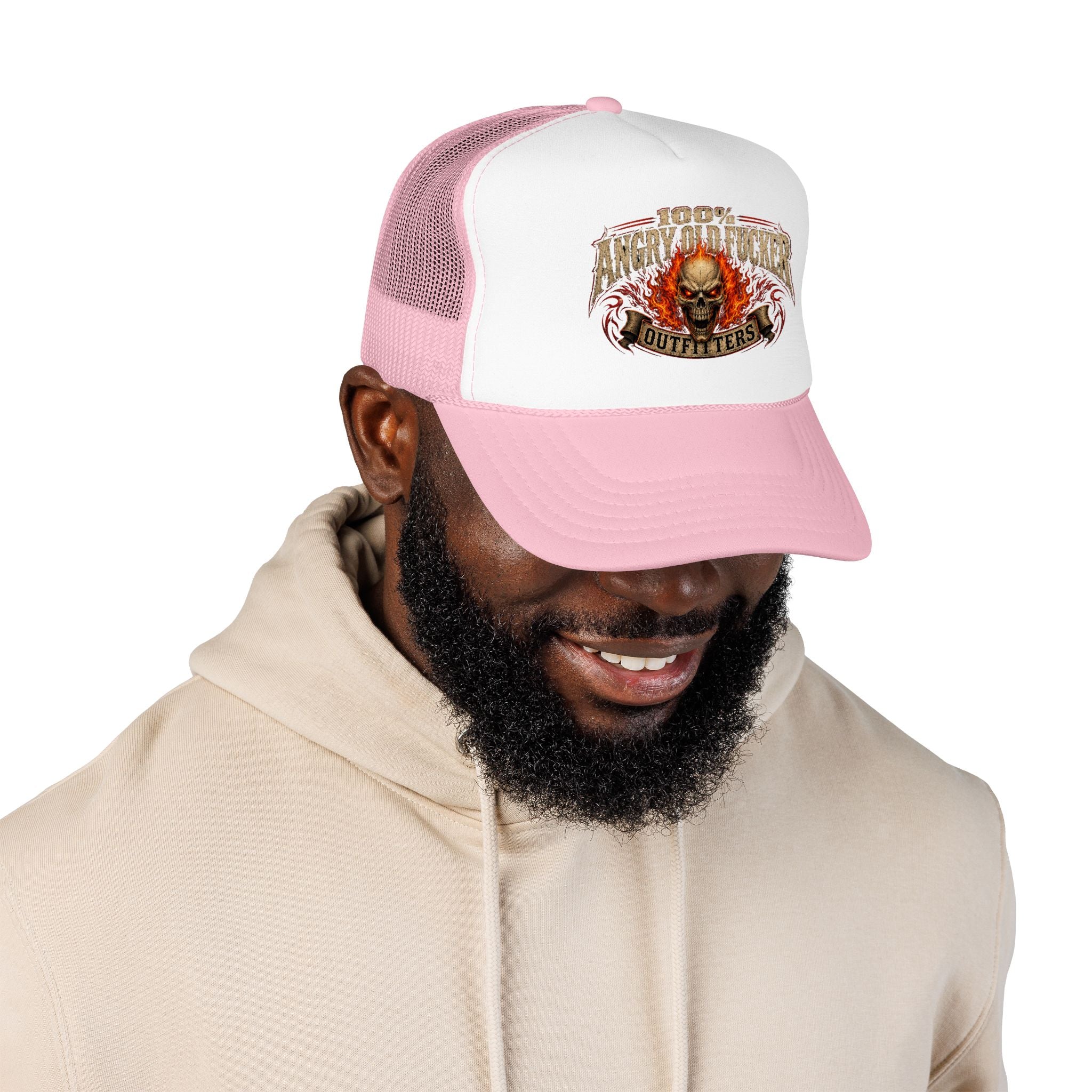 Foam Trucker Hat. 100% angry old man.